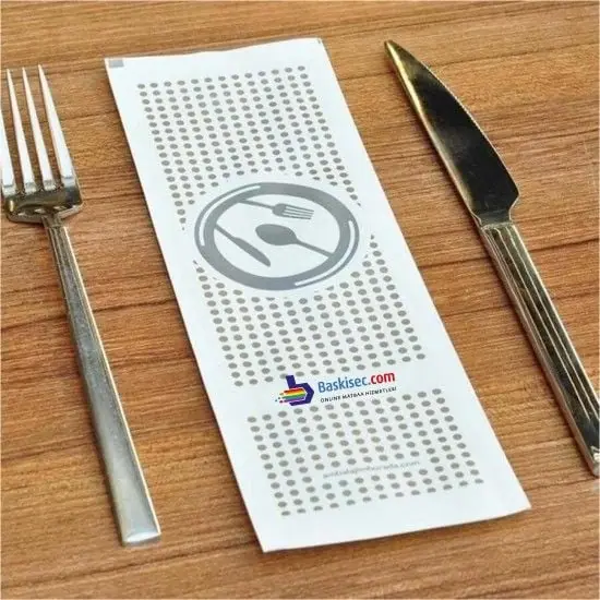 Baskılı Çatal Kaşık Kılıfı - Kafe – Restoran Ürünleri | Baskı Seç