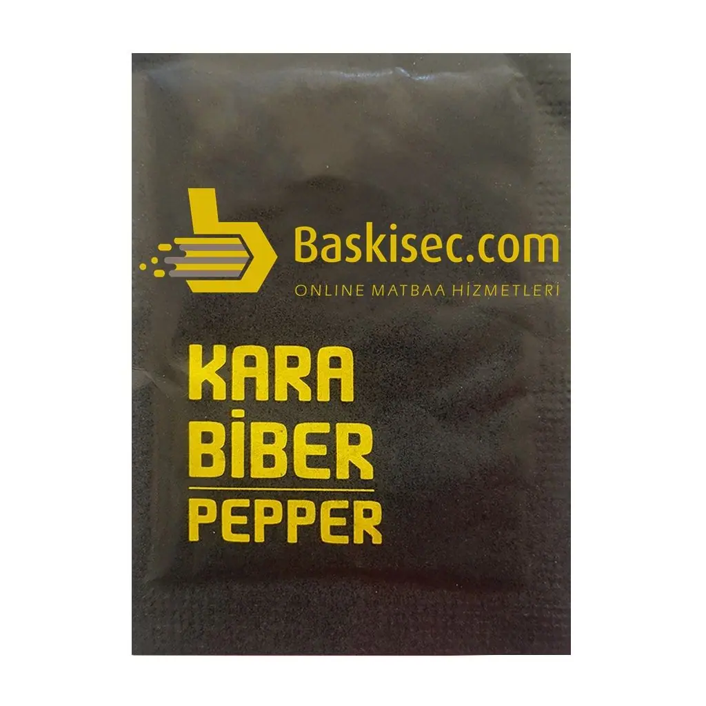 Baskılı Karabiber - Kafe – Restoran Ürünleri | Baskı Seç