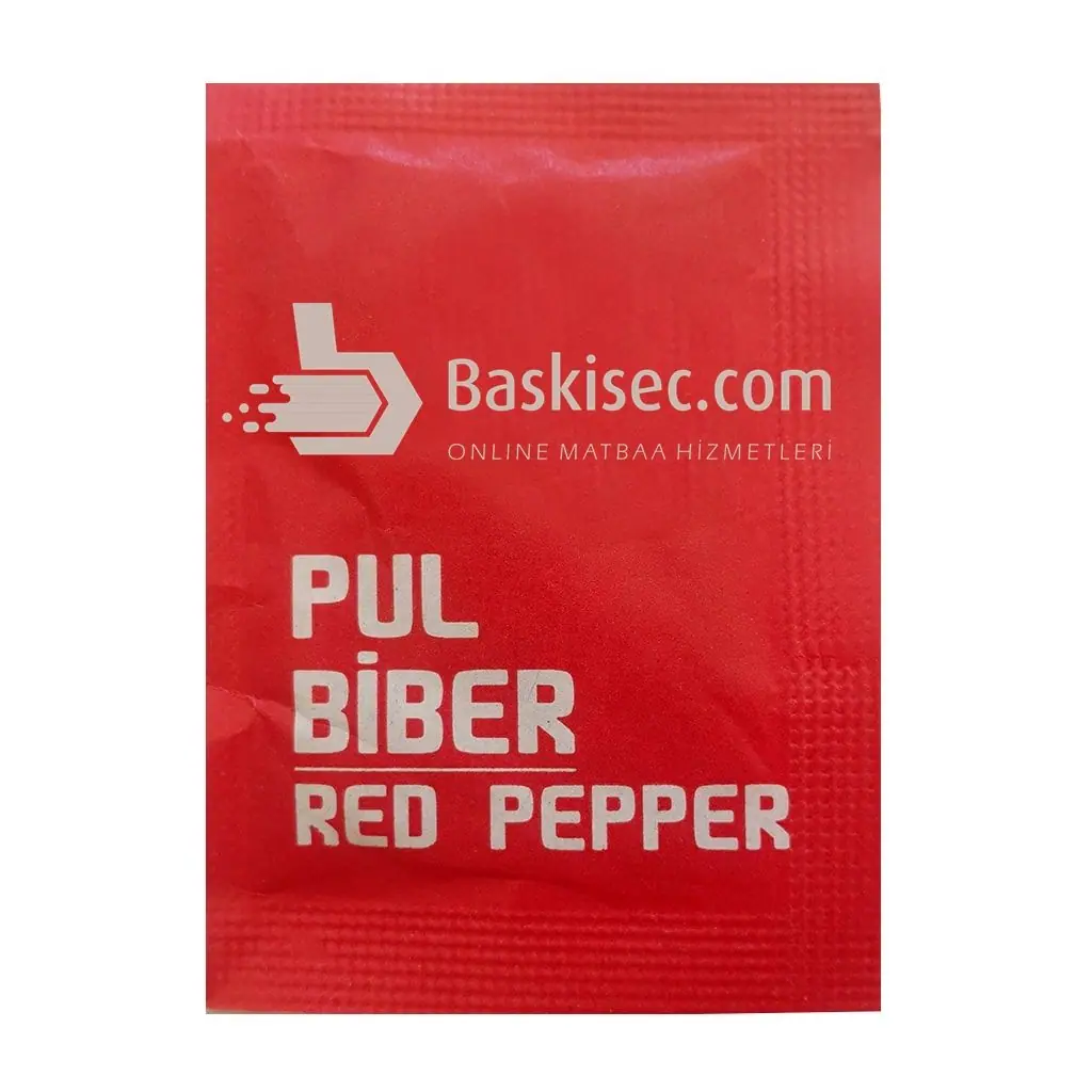 Baskılı Pul Biber - Kafe – Restoran Ürünleri | Baskı Seç
