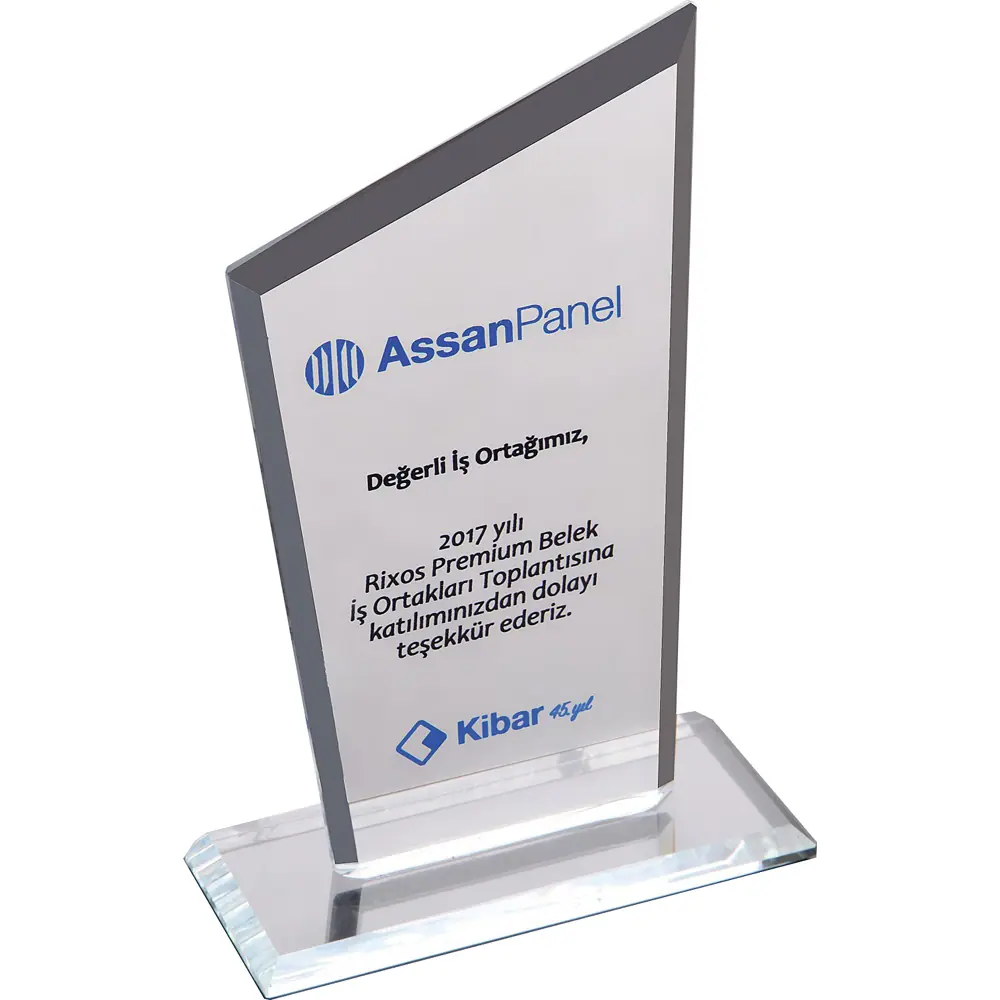 Kristal Plaket EKT-310-SFF - Kristal Plaketler | Baskı Seç