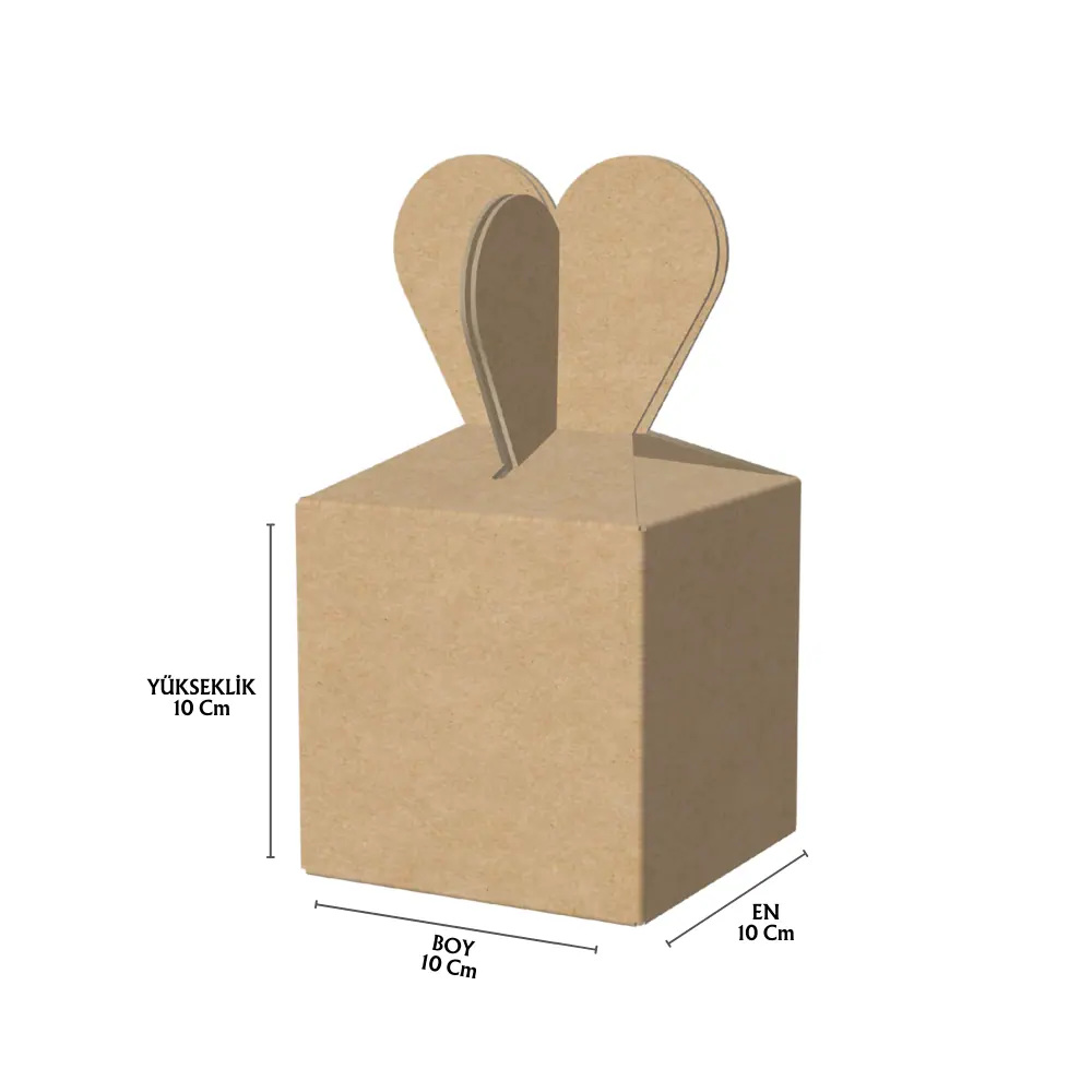 10x10x10 cm Karton Kalpli Hediye Kutusu - Özel Amaçlı Kutular | Baskı Seç