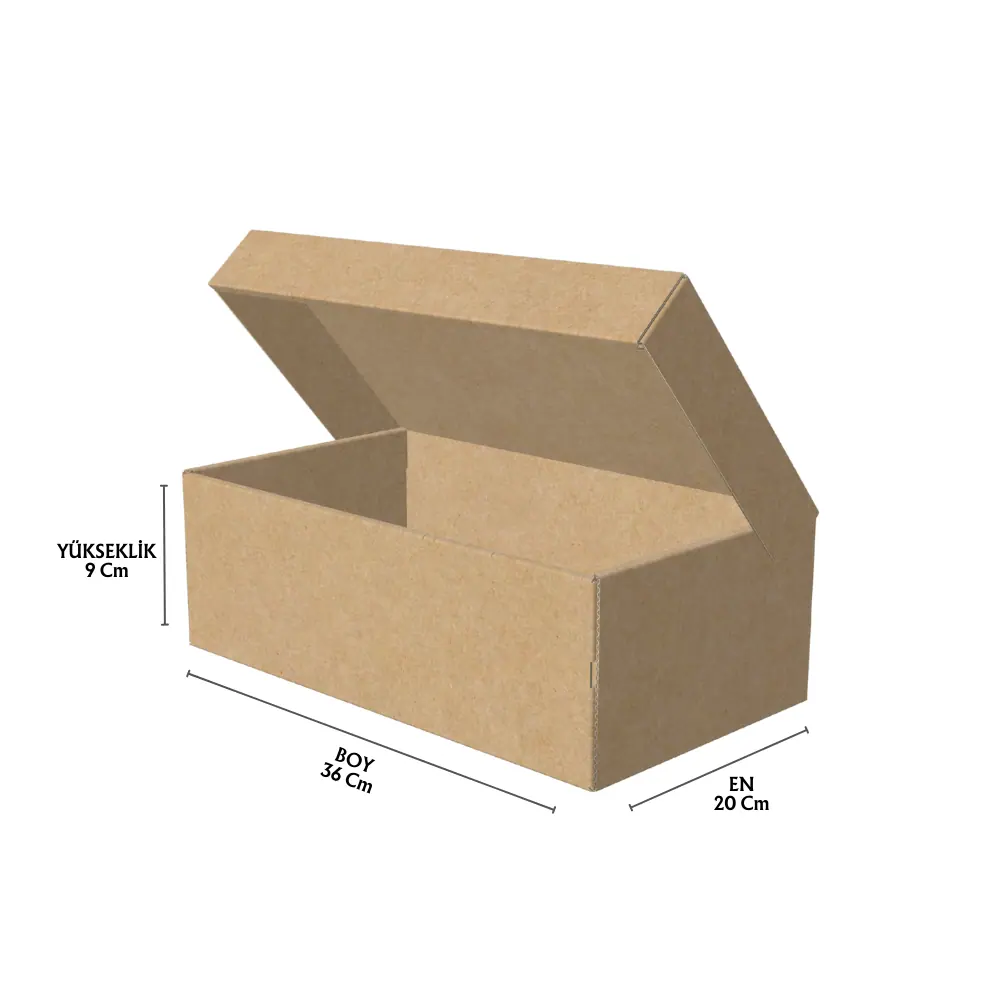 20x36x9 cm Kendinden Kapaklı Ayakkabı Kutusu - Özel Amaçlı Kutular | Baskı Seç