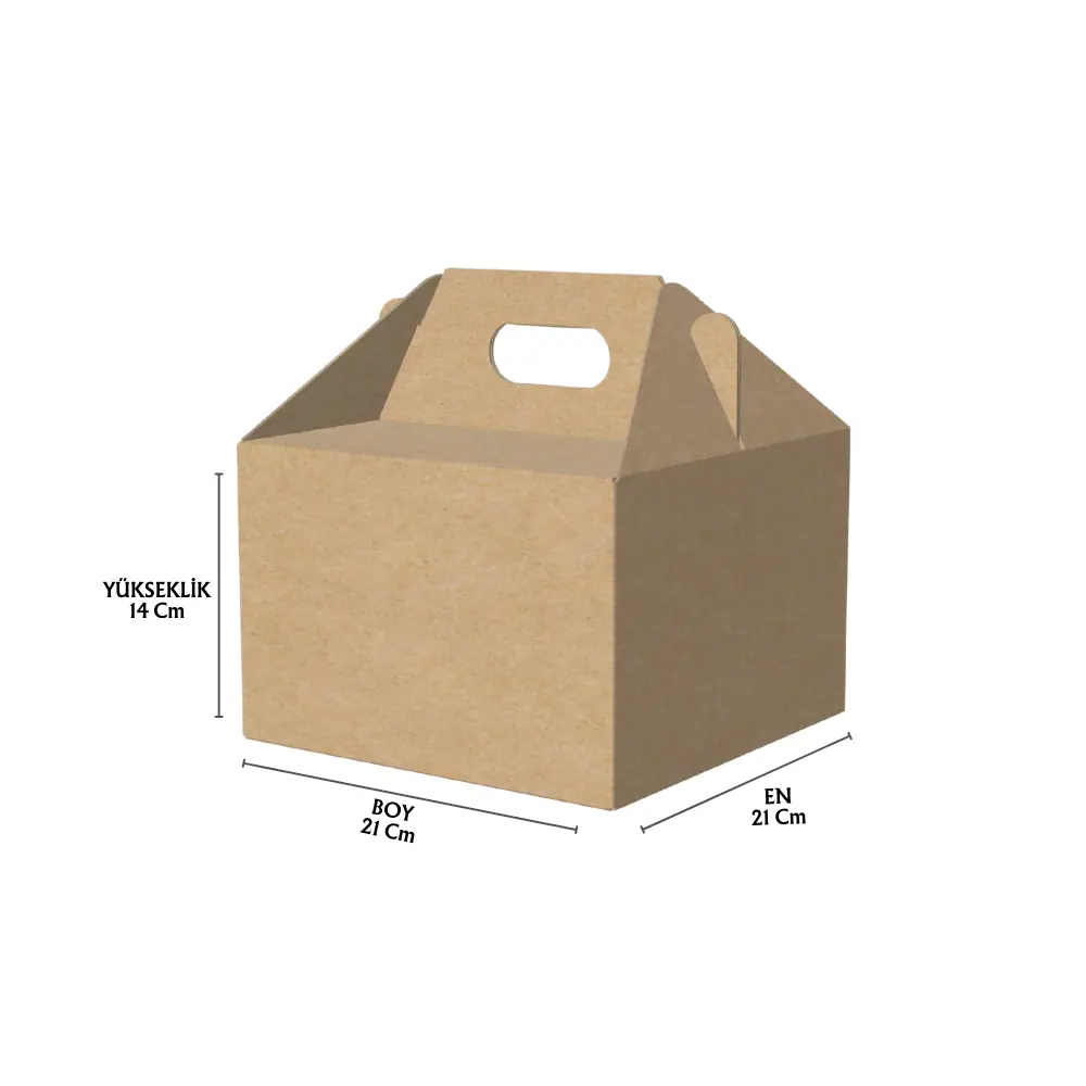 21x21x14 cm Çanta Tipi İnternet ve Kargo Kutusu - Özel Amaçlı Kutular | Baskı Seç