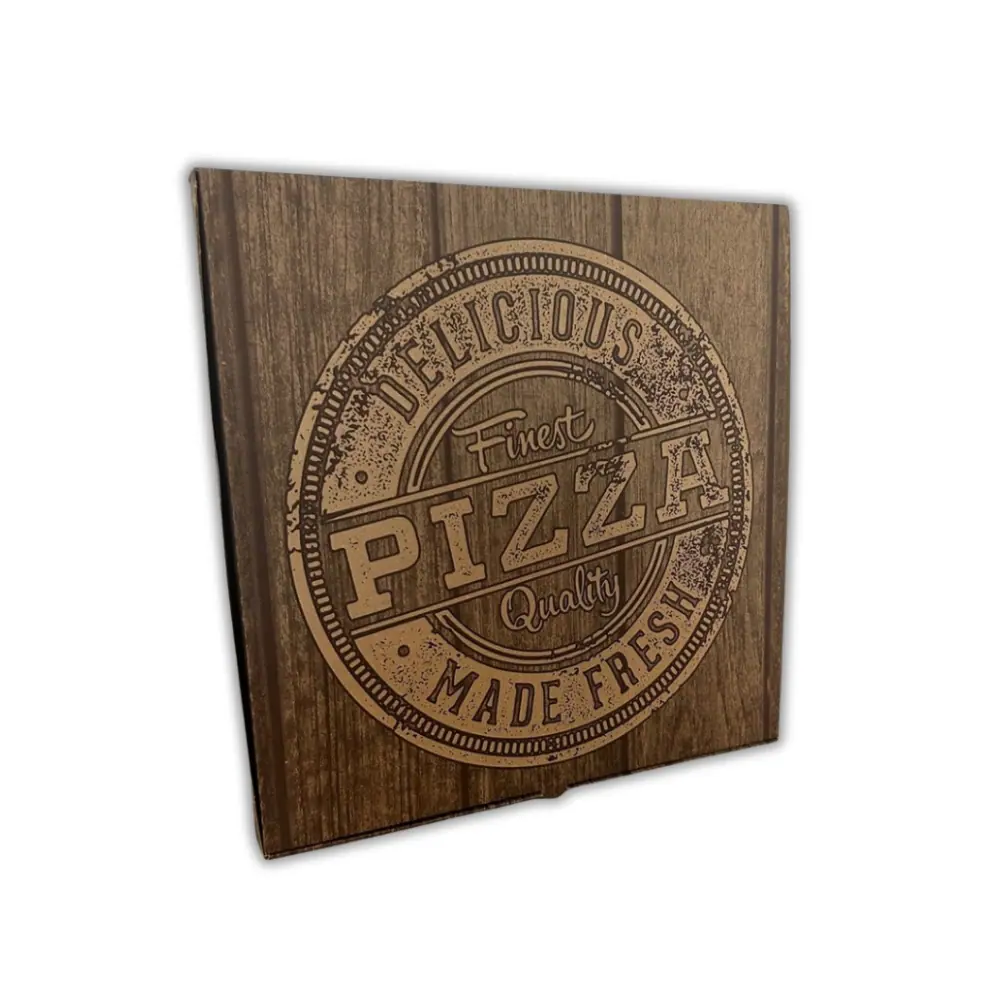 Kraft Baskılı Pizza Kutusu (100 Adet) - Özel Amaçlı Kutular | Baskı Seç