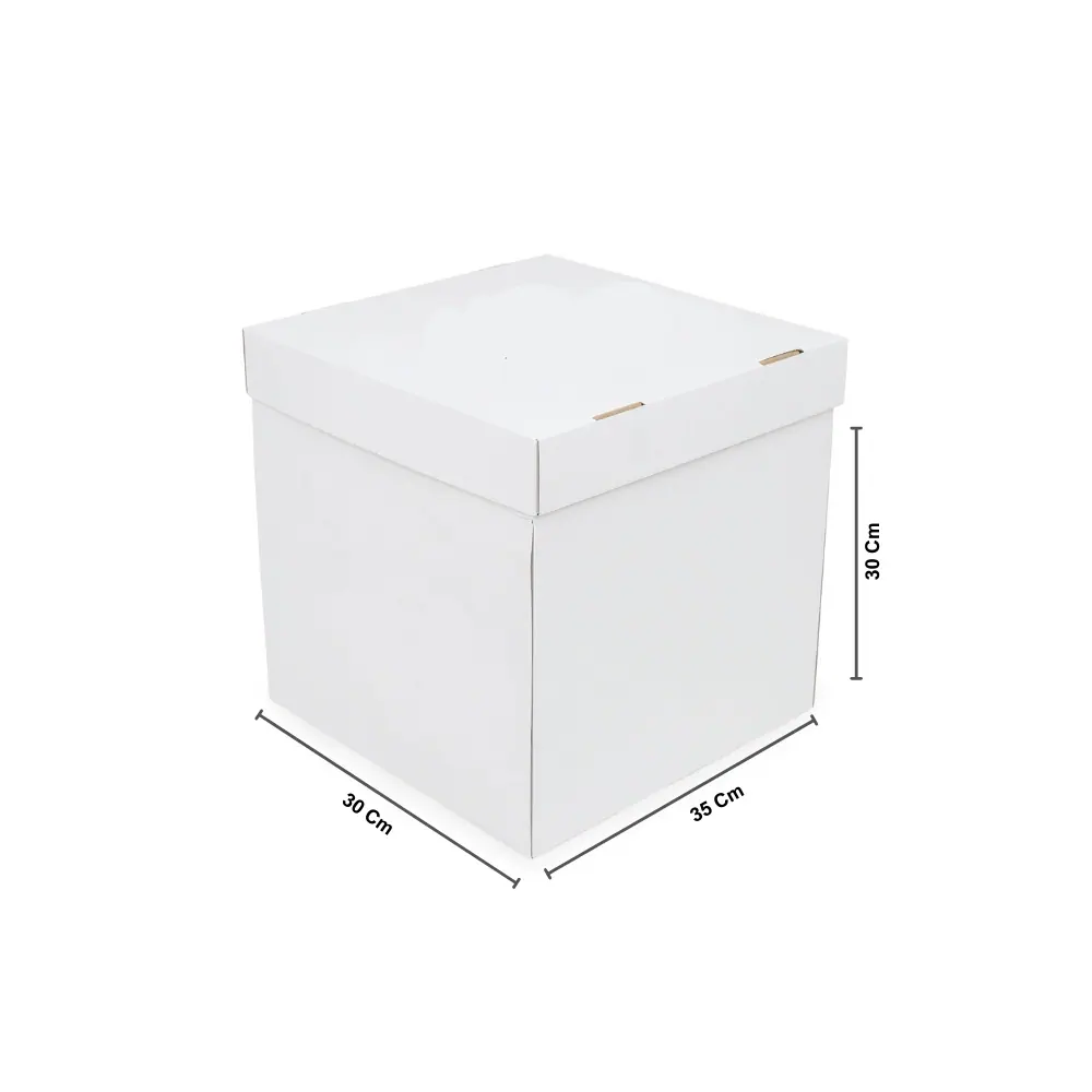 Pasta Kutusu 30x35x30 cm (25 Adet) - Tek Oluklu Koliler | Baskı Seç