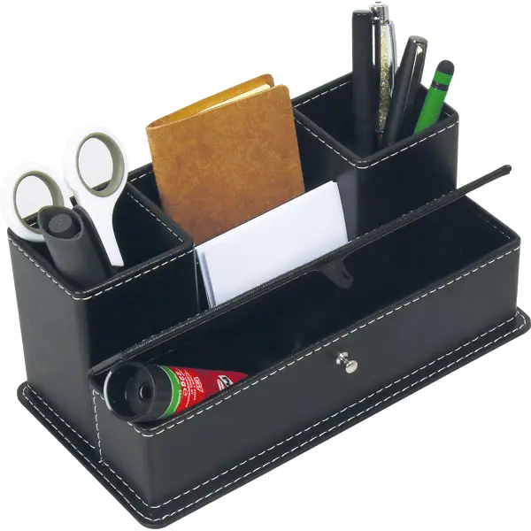 Deri Masaüstü Organizer D-3139 - Masaüstü Organizer | Baskı Seç
