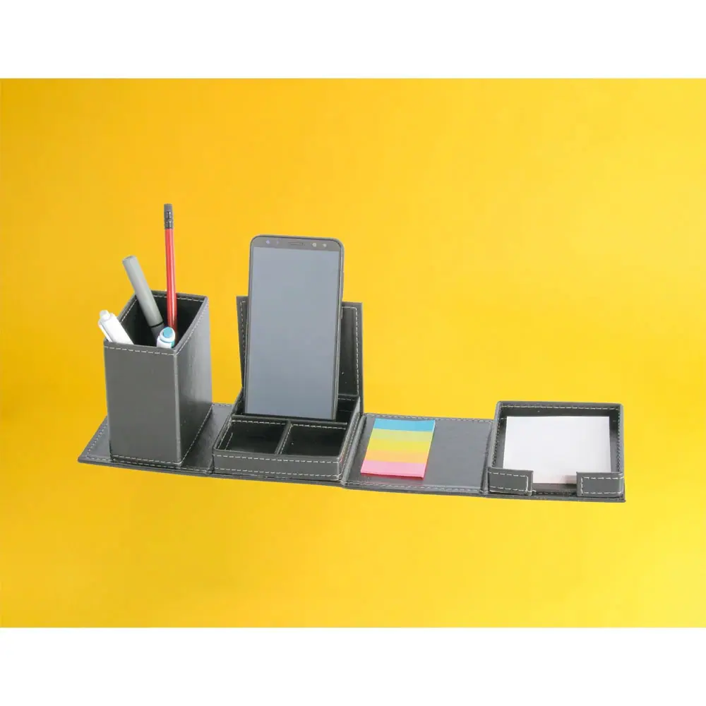 Deri Masaüstü Organizer D-3180 - Masaüstü Organizer | Baskı Seç