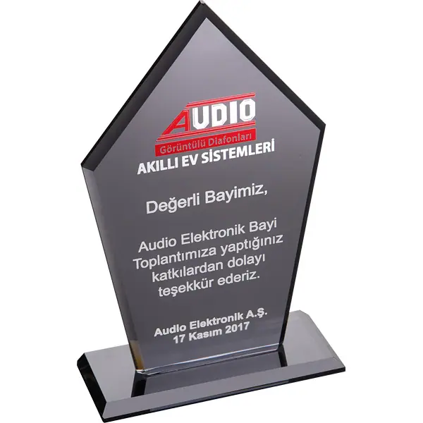 Kristal Plaket EKT-161-FM - Kupa ve Plaketler | Baskı Seç