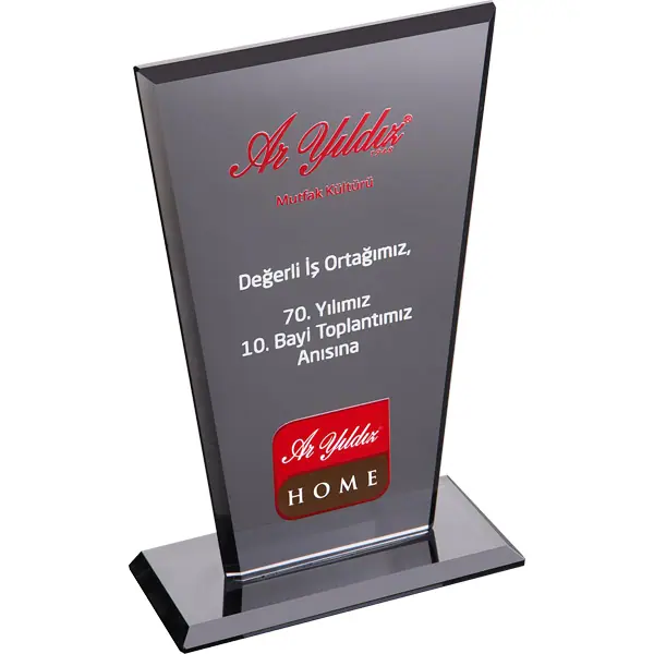 Kristal Plaket EKT-235-FM - Kupa ve Plaketler | Baskı Seç