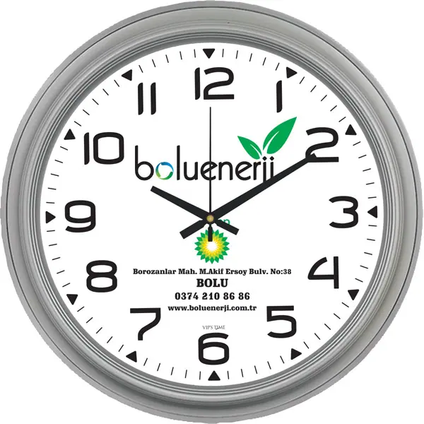 Plastik Duvar Saati V30-504-F - Saatler | Baskı Seç