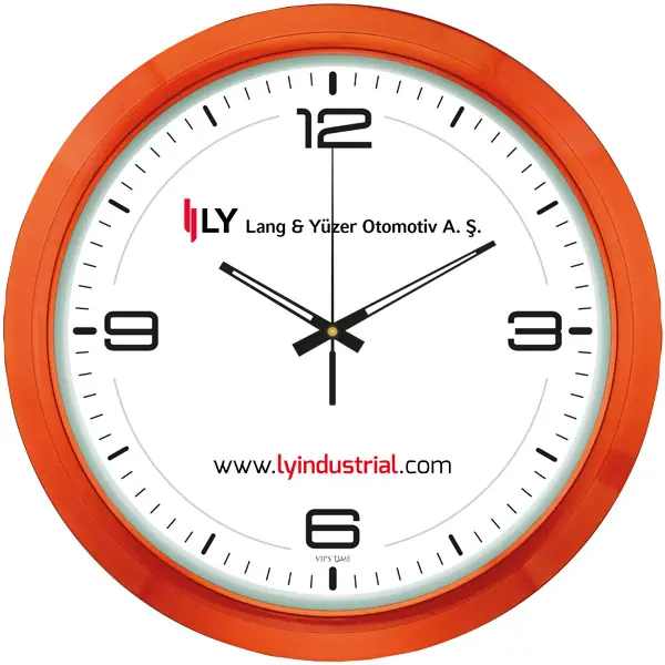 Plastik Duvar Saati V30-506-T - Plastik Duvar Saatleri | Baskı Seç