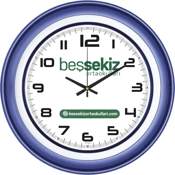 Plastik Duvar Saati V30-509-L - Plastik Duvar Saatleri | Baskı Seç