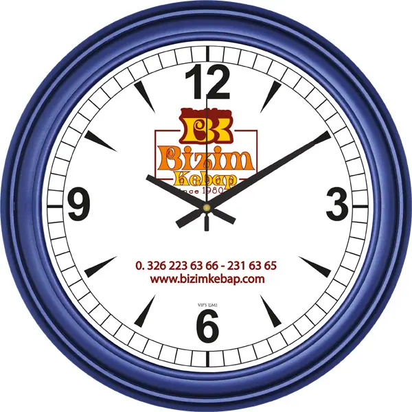 Plastik Duvar Saati V30-523-L - Saatler | Baskı Seç