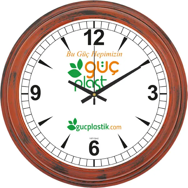 Plastik Duvar Saati V30-523-AH - Saatler | Baskı Seç