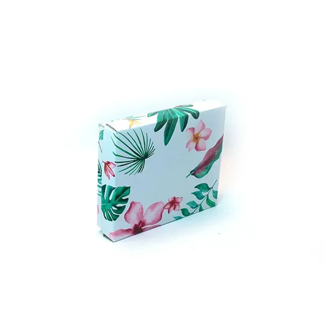 Renkli Çiçekli Hediye Kutusu 25,5x21x6 Cm - Hediye Kutusu | Baskı Seç