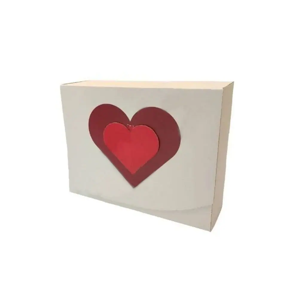 25,5x32x9,5 cm Kalp Hediye Kutusu - Özel Günler | Baskı Seç