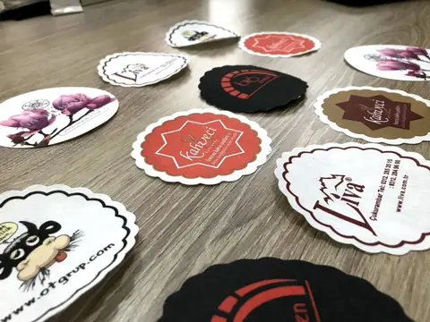 Baskılı Bardak Altlığı görsel 5