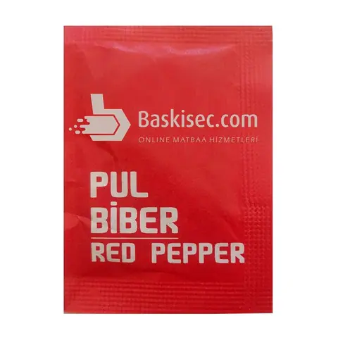 Baskılı Pul Biber - Kafe – Restoran Ürünleri