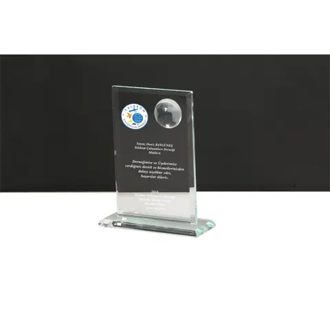 Kristal Plaket EKT-127 - Kristal Plaketler