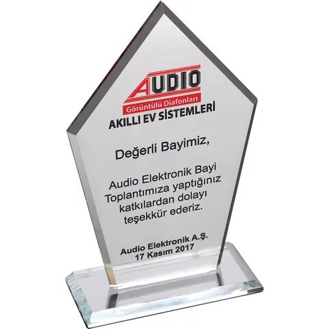 Kristal Plaket EKT-161-SFF - Kristal Plaketler