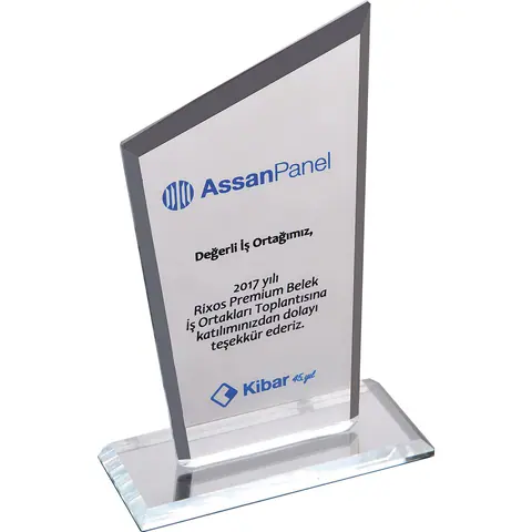 Kristal Plaket EKT-310-SFF - Kristal Plaketler