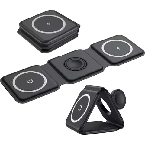 Wireless 3lü Şarj İstasyonu PWB-245-S görsel 3