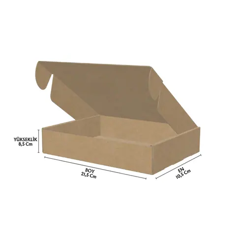 10.5x21,5x8,5 cm Kilitli E-Ticaret Kargo Kutusu - E-Ticaret Kutuları Online Sipariş