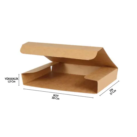 21x30x1.5 cm E-Ticaret Tekli Kitap Kutusu - E-Ticaret Kutuları Online Sipariş