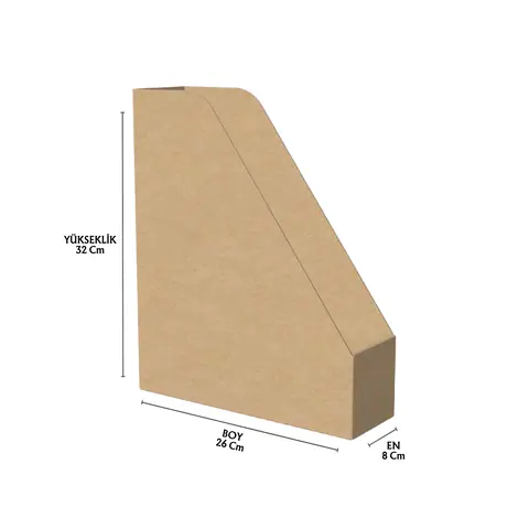 8x26x32 cm Karton Dosya Klasör Düzenleyici - Özel Amaçlı Kutular Online Sipariş