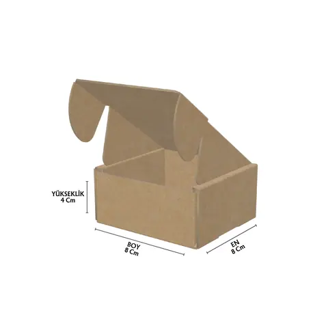 8x8x4 cm Kilitli E-Ticaret Kargo Kutusu - E-Ticaret Kutuları Online Sipariş