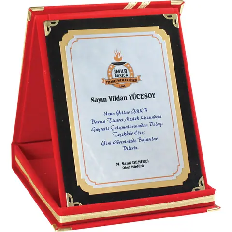 Albüm Plaket AP-01K-15x20 - Albüm Plaketler Online Sipariş
