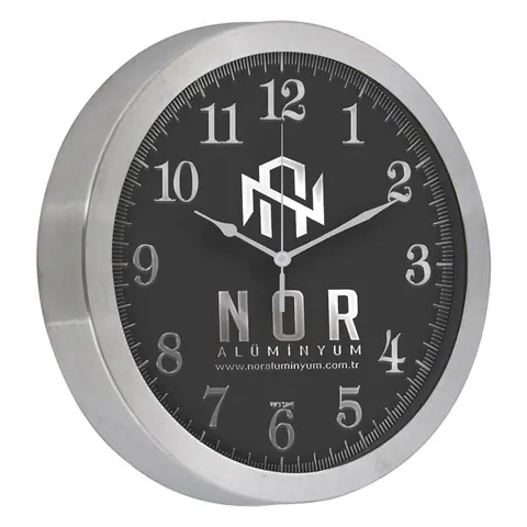 Alüminyum Duvar Saati V30-985-GV - Metal Duvar Saatleri Online Sipariş