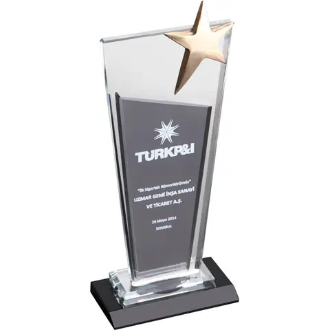 Kristal Plaket EKT-215 - Kristal Plaketler