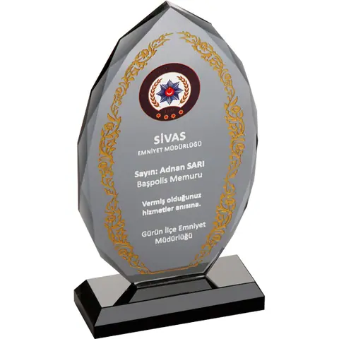 Kristal Plaket EKT-155 - Kristal Plaketler Online Sipariş
