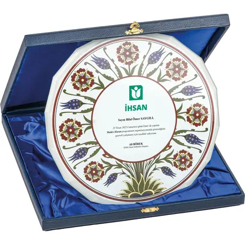 Kutulu Kristal Plaket EKT-460 - Kristal Plaketler