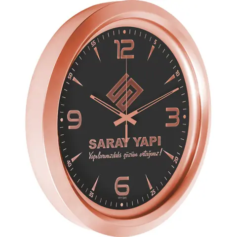 Metalize Duvar Saati V30-743-B - Metalize Duvar Saatleri
