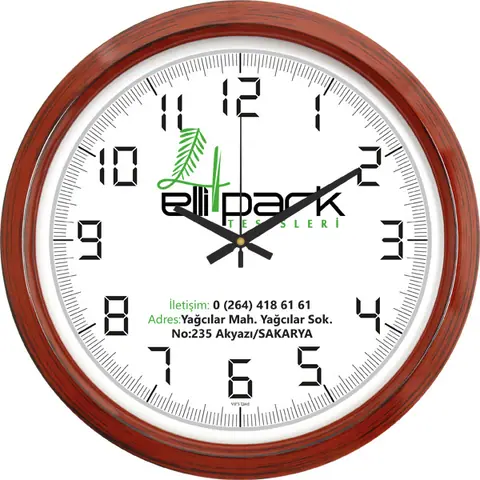 Plastik Duvar Saati V30-551-AH - Plastik Duvar Saatleri