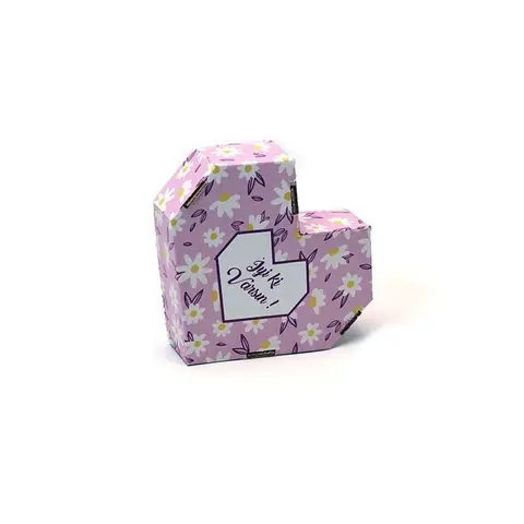 Kalpli Dilekli Hediye Kutusu 17x16,5x5 cm - Hediye Kutusu Online Sipariş