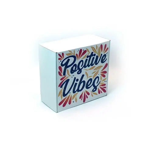 Positive Vibes 27x25x12,5 Cm - Motivasyon Kutuları Online Sipariş