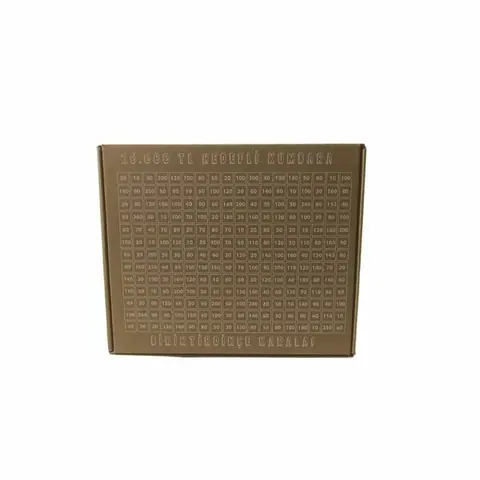 20 Bin TL Hedefli Kumbara 27,5x22,5x7,5 cm - Kumbara Online Sipariş