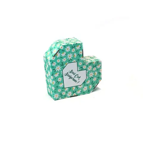 Kalpli Dilekli Hediye Kutusu 27x26,5x8 Cm - Hediye Kutusu Online Sipariş