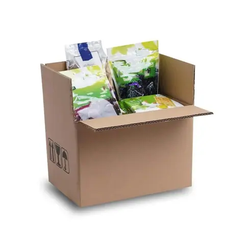 80x40x30 cm Esmer Çift Oluklu A-Box Taşıma Kolisi - Çift Oluklu Koliler