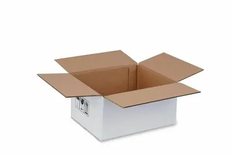 Beyaz Tek Oluklu A-Box Taşıma Kolisi 45x30x10 cm - Özel Sipariş Ürünleri