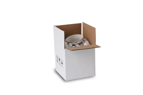 Beyaz Tek Oluklu Fırsat Koli 25x16x16 cm - Fırsat Ürünleri