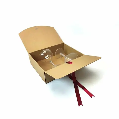 32x25,5x9,5 cm Esmer E-MKSMK Kalite Kurdaleli Hediye Kutusu - Özel Kutular Online Sipariş