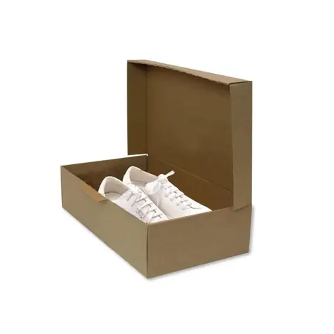 20x36x9 cm Esmer Kendinden Kapaklı Ayakkabı Kutusu - Ayakkabı Kutuları Online Sipariş