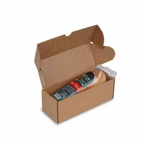 20x7,5x7 cm Esmer Sandviç Hot Dog Kutusu - Sandviç Kutuları